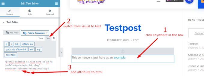 How to create a download link WordPress Elementor How to create a download link WordPress Elementor