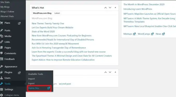 How to Delete a WordPress.com Site How to Delete a WordPress.com Site