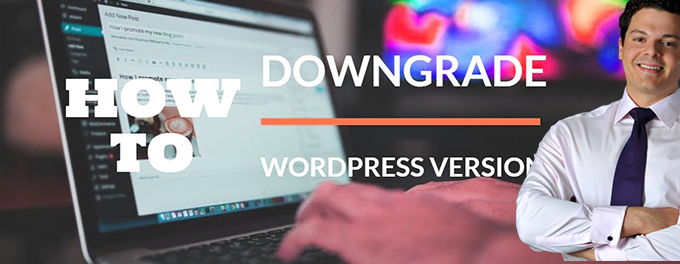 How to downgrade WordPress version [2025]