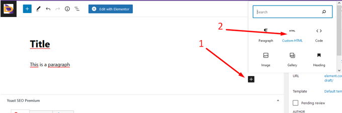 How to edit HTML code in WordPress Gutenberg custom html How to edit HTML code in WordPress Gutenberg custom html