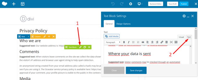 How to edit HTML code in WordPress WP-Bakery How to edit HTML code in WordPress WP-Bakery