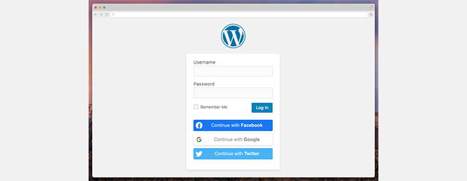 How to log into Wordpress Social Login How to log into Wordpress Social Login