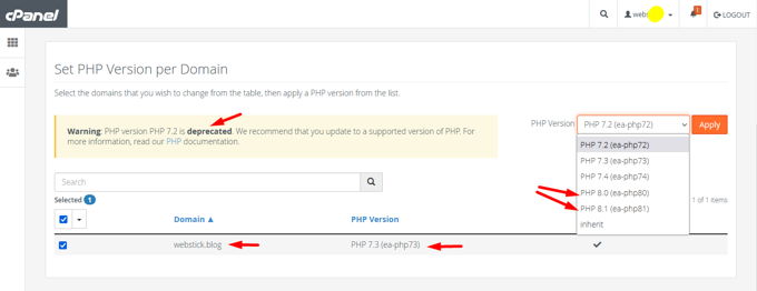 How to upgrade PHP version Wordpress Cpanel How to upgrade PHP version Wordpress Cpanel