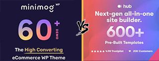 Minimog vs Hub Theme comparison [2025]