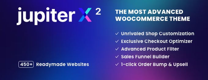 fastest Woocommerce themes Jupiter