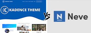 Kadence vs Neve Theme comparison [2025]