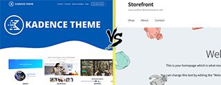 Kadence vs Storefront themes comparison [2025]