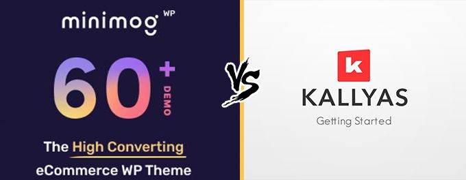 Kallyas vs Minimog comparison Kallyas vs Minimog