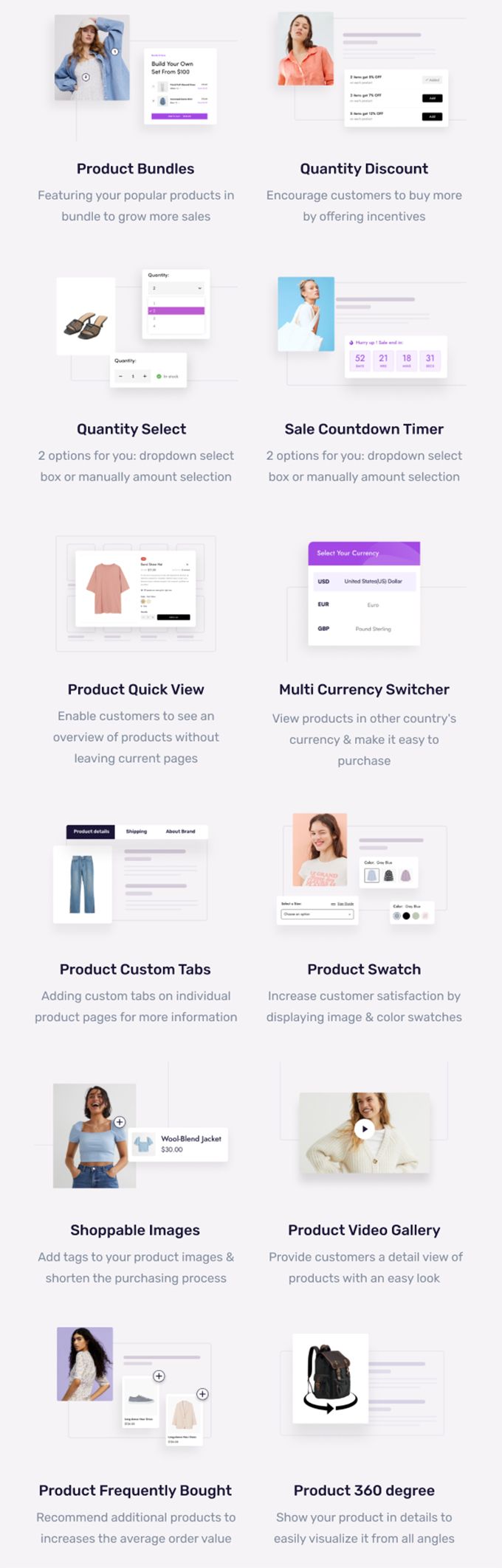 Minimog-WP professional shopping features Minimog-WP professional shopping features