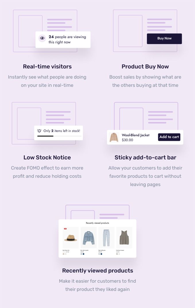Minimog Upsale Features Minimog Upsale Features