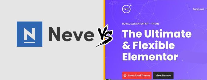 Neve vs Royal Elementor Neve vs Royal Elementor