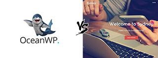 Sydney vs Ocean-WP themes comparison [2025]