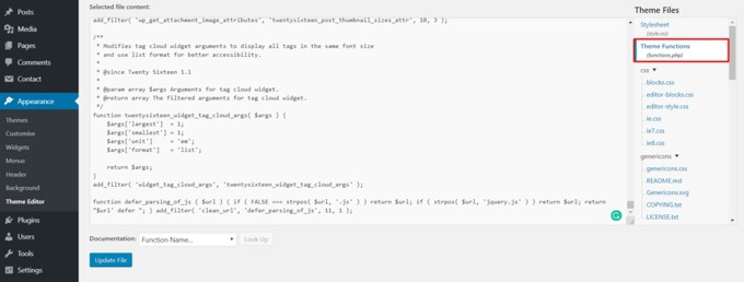 Open Theme-Editor Open Theme-Editor