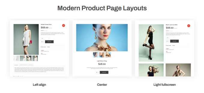 Phlox Theme review Woocommerce Lay-outs