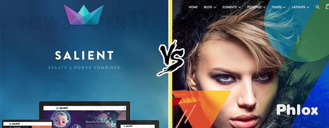 Phlox vs Salient review Phlox vs Salient