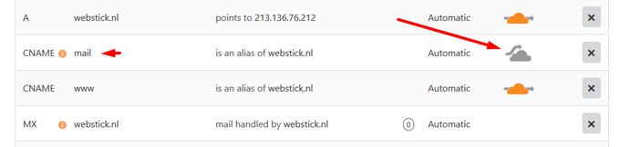 Relay Cloudflare mail