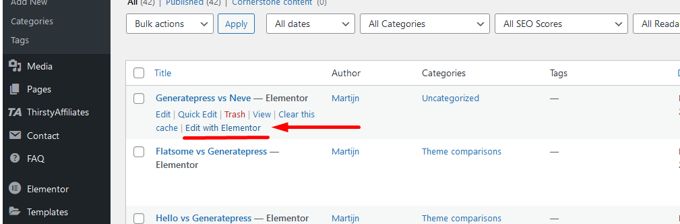 Remove page title open Elementor Remove page title open Elementor