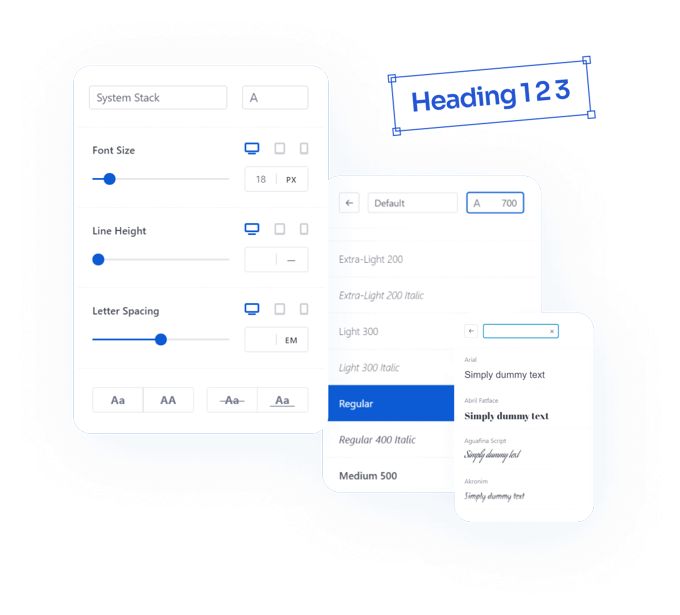 Typography customization in Rishi theme