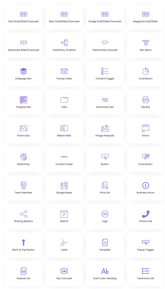 Royal Elementor Theme Widgets