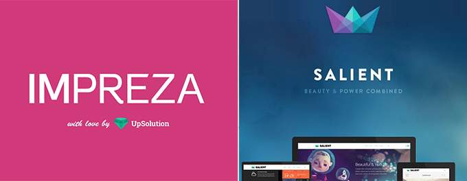 Salient vs Impreza comparison Salient vs Impreza