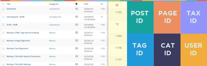 Show IDs by DraftPress Show IDs by DraftPress