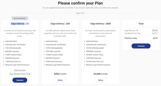 Make website faster - Stackpath choose plan
