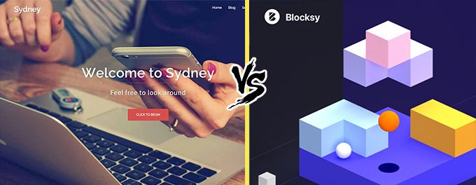 Sydney vs Blocksy comparison Sydney vs Blocksy