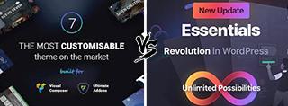 The7 vs Essentials Theme comparison [2025]