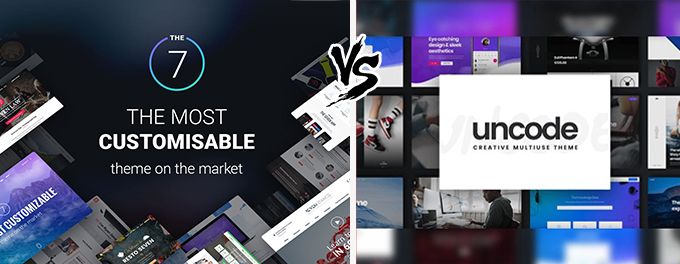 The7 vs Uncode The7 vs Uncode