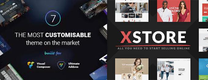 The7 vs X-Store comparison The7 vs X-Store