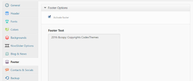 The Gem footer set up The Gem footer set up