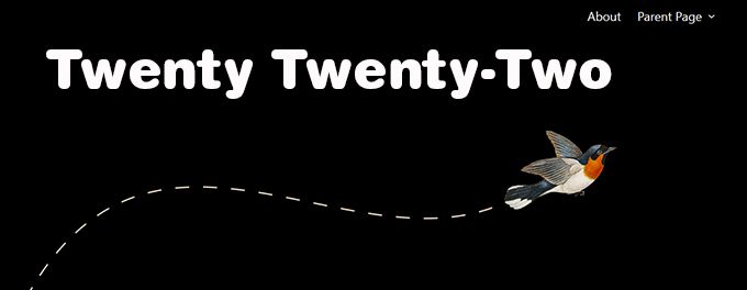 Overview of Twenty Twenty-Two Theme