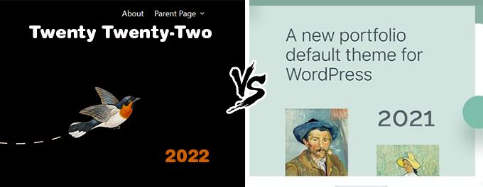 Twenty Twenty-Two vs Twenty Twenty-One Twenty Twenty-Two vs Twenty Twenty-One