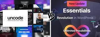 Uncode vs Essentials Theme comparison [2025]