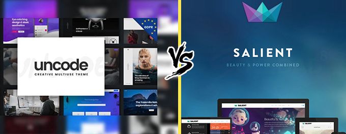 Uncode vs Salient comparison Uncode vs Salient