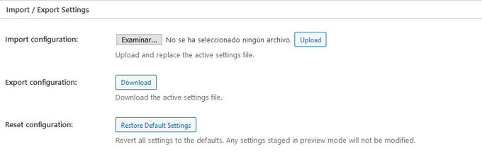 W3 Total Cache Import & Export