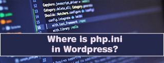 Where is php.ini in WordPress [2025]