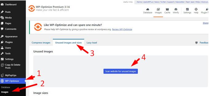 WordPress Delete Unused Images WP-Optimize WordPress Delete Unused Images WP-Optimize
