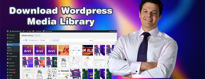 Wordpress download media library [2025]