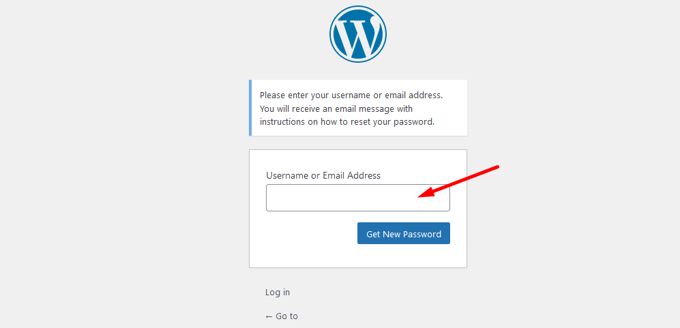 WP password reset wp username or email WP password reset wp username or email