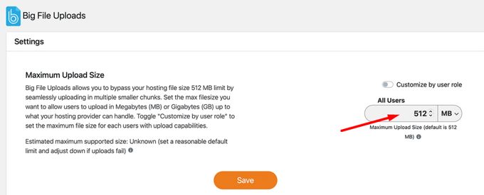 WordPress Max Upload Size increase with plugin WordPress Max Upload Size increase with plugin