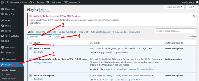 WordPress media library not showing all images plugins problem
