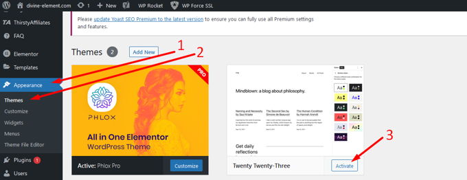 WordPress media library not showing all images theme problem