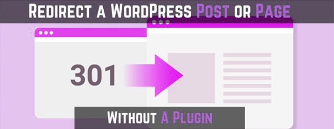 WordPress Redirect Page Without Plugin WordPress Redirect Page Without Plugin