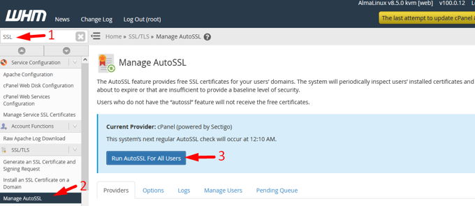 Wordpress site not secure WHM AutoSSL Wordpress site not secure WHM
