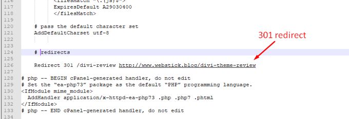 Redirect Wordpress page using .htaccess 301 Redirect Wordpress page using .htaccess 301