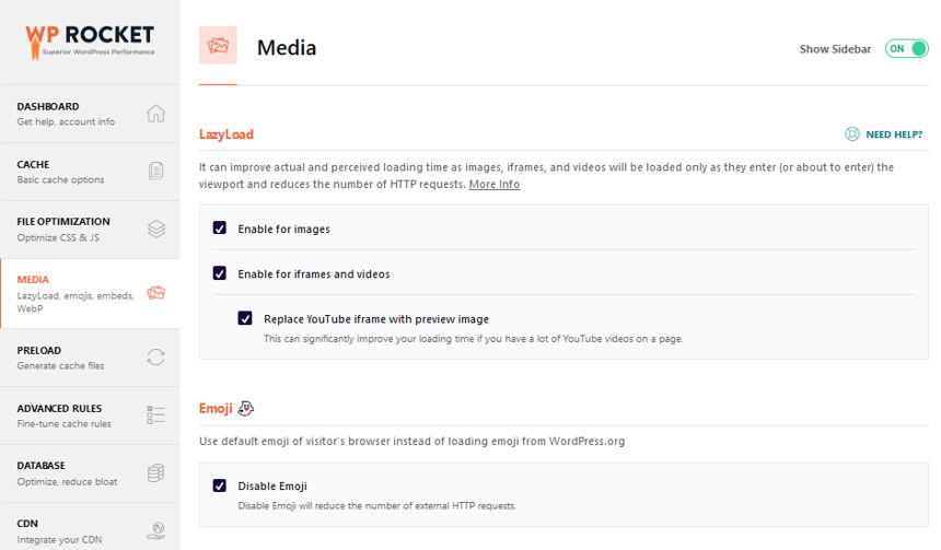 WP-Rocket review lazy load images