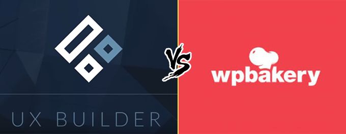 WP-Bakery Pagebuilder vs UX-Builder editor comparison WP-Bakery vs UX-Builder
