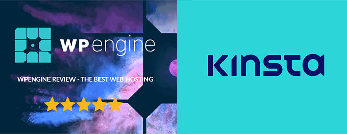 WP-Engine vs Kinsta hosting comparison WP-Engine vs Kinsta