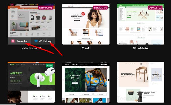 X-Store Theme review webshop demos